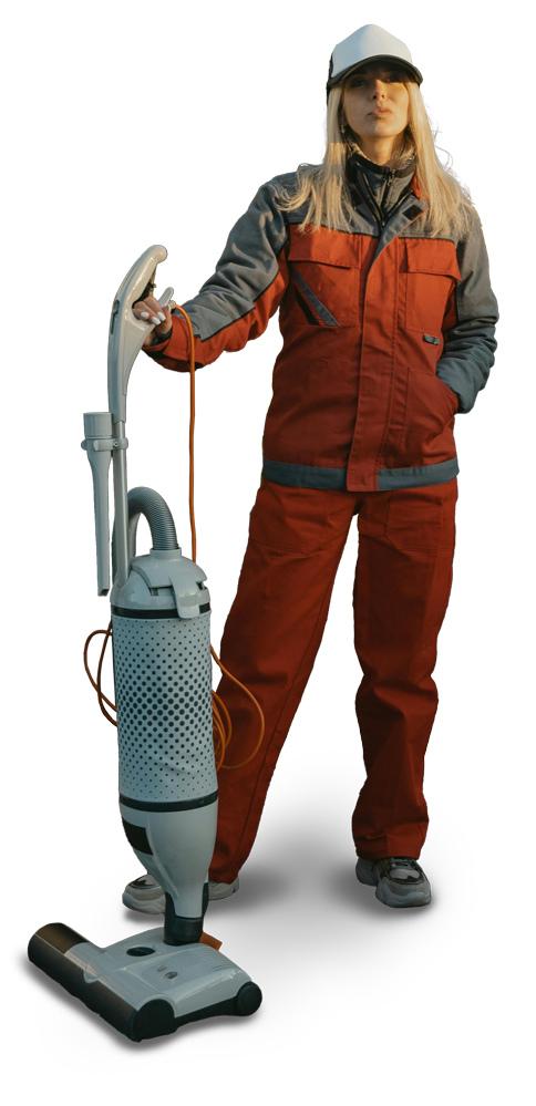 Eine Frau die für die Sauberkeit von K&O Entrümpelung steht