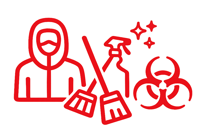 Icon für die Leistung Tatortreingigung und Sonderreinigung